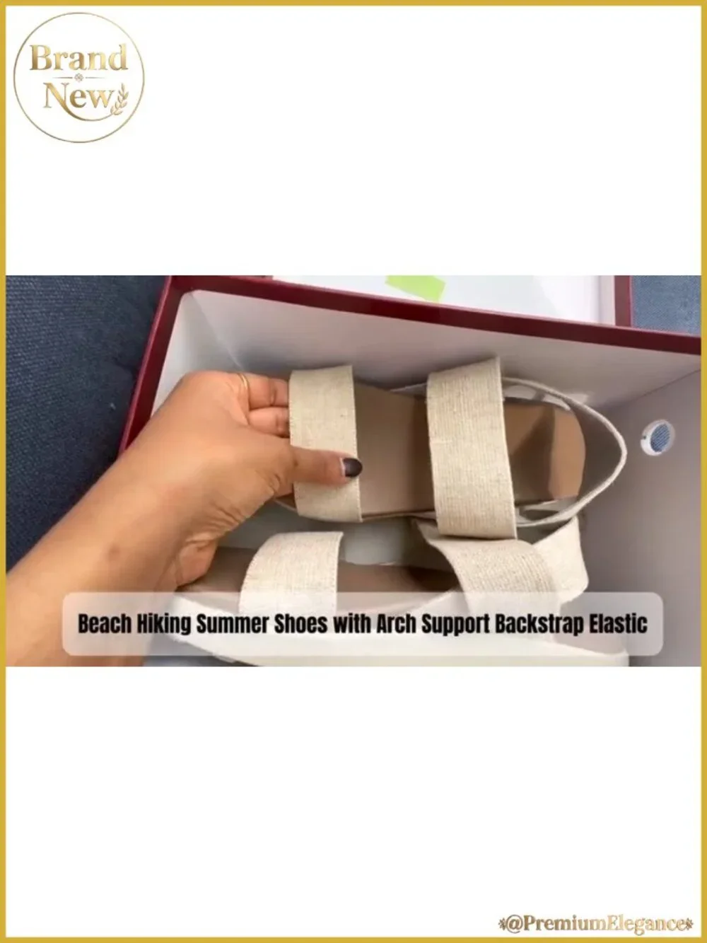 Women's Comfortable Walking Sandals with Arch Support Platform